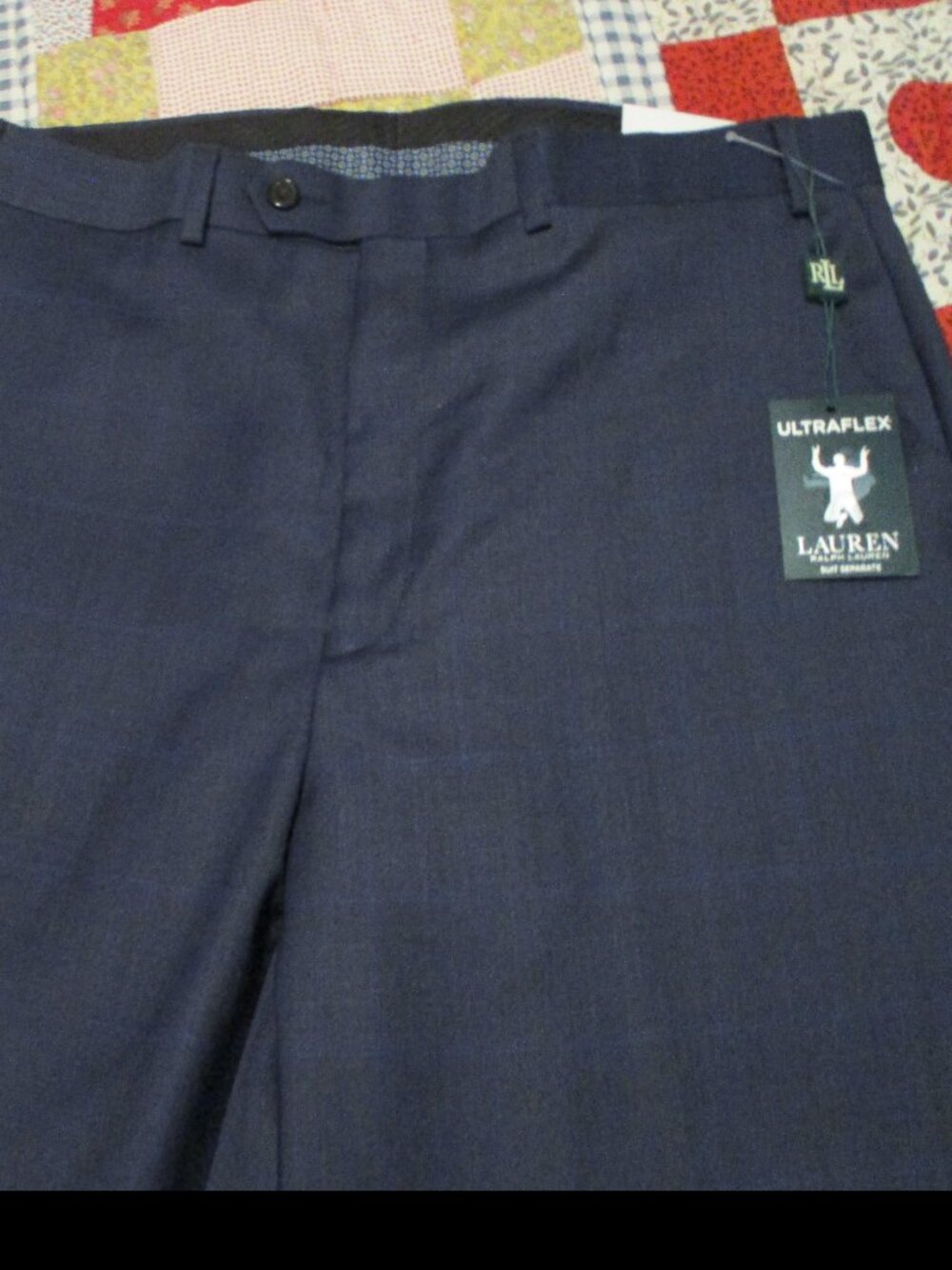 Ralph Lauren Men's Edgewood Blue dress Pants 38 x 34 NWT $150